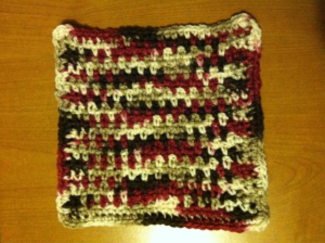 Plain and Simple Crochet Dishcloth