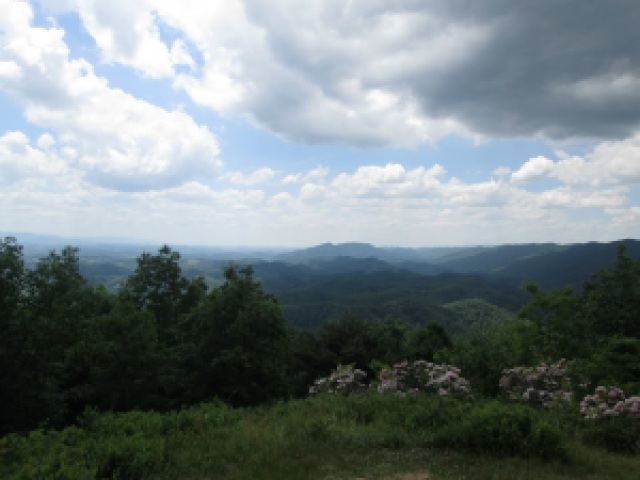 View from Vista of Molly's Knob Hungry Mother State Park, Marion VA